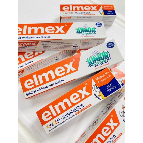 KEM ĐÁNH RĂNG ELMEX CỦA ĐỨC CHO BÉ 2-6 TUỔI