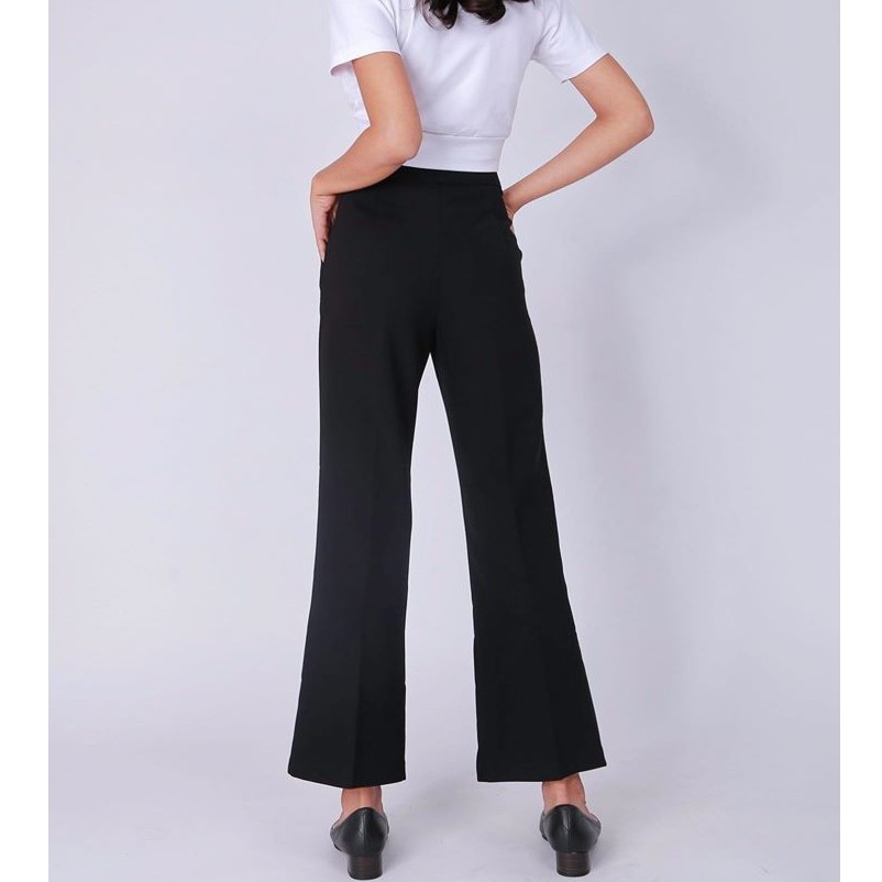 Quần tây ống rộng lai xẻ trẻ trung thanh lịch | BigBuy360 - bigbuy360.vn