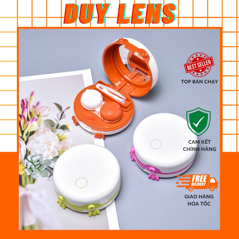 Máy rửa lens mắt tự động bằng pin DUYLENS - Máy rửa kính áp tròng Hàn Quốc chính hãng