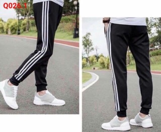 Quần thun nỉ 3 sọc