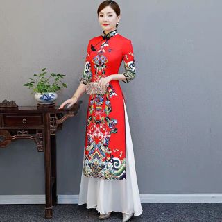 SET ÁO DÀI CÁCH TÂN SANG CHẢNH (HÀNG NHẬP)