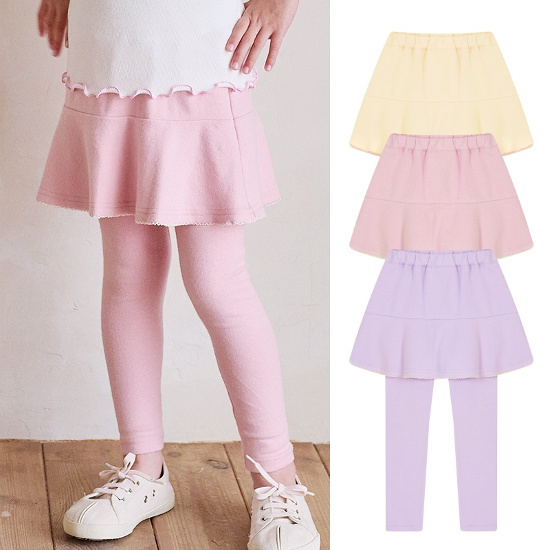 Quần legging váy Bebezoo trơn màu BG