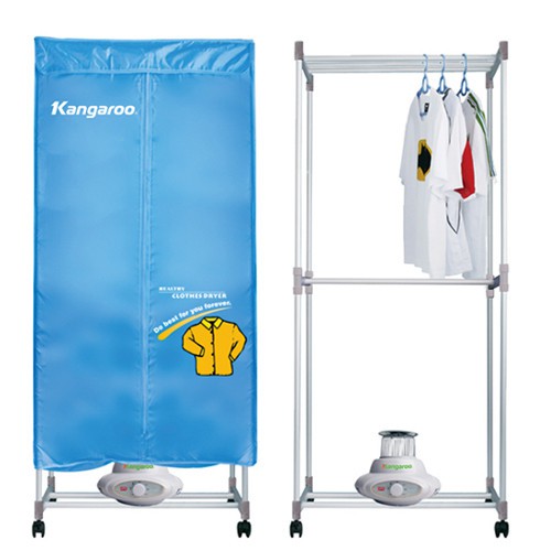 Máy sấy, tủ sấy quần áo Kangaroo KG332, sấy nhanh, diệt khuẩn 98%