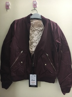 Áo khoác nữ bomber jacket Pull and Bear