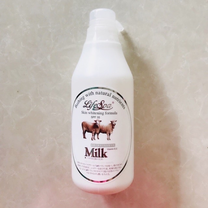 Sữa Tắm LifeSpa Milk 500ml của NHẬT .
