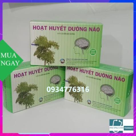 Hoạt huyết dưỡng não  hộp 100 viên