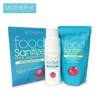 Bột tiệt trùng rau quả Mother-K Hàn Quốc (90 lần dùng)