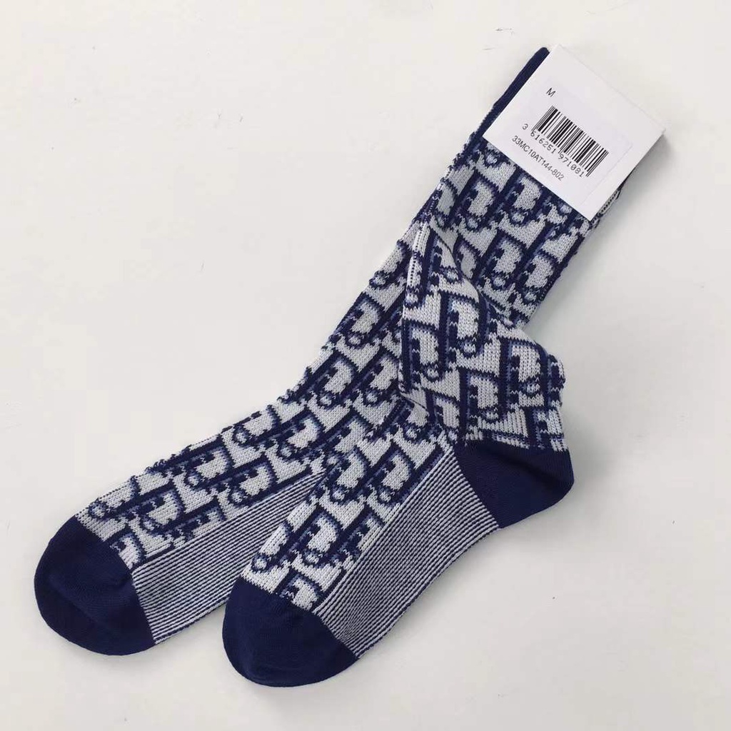 Vớ Cotton Cổ Cao Thời Trang Theo Phong Cách Retro