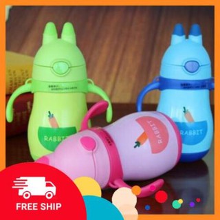(thanhxuan4554duong) Bình Nước Tai Thỏ Cho Bé NLQK