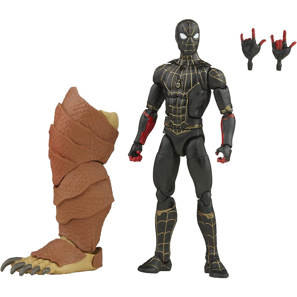 🌟Spider man🌟Mô hình HasbroϟMarvel Legends Series 6-inchϟSpider Man 3: No Way Home - Black&Gold Suit
