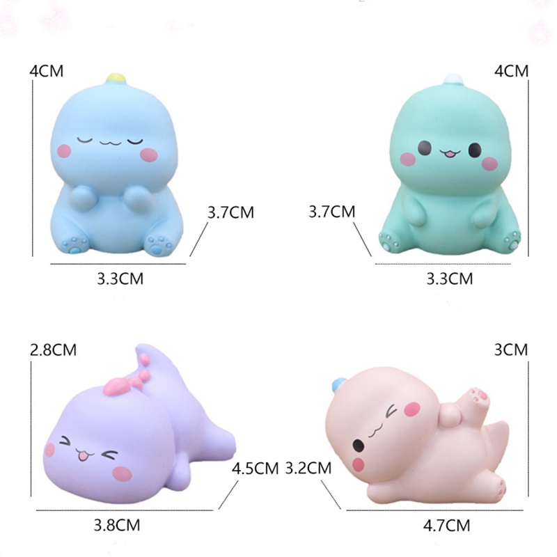 Đồ trang trí Khủng Long Nhỏ Nhiều Kiểu Hoạt Hình Đáng Yêu Trang Trí Xe Hơi