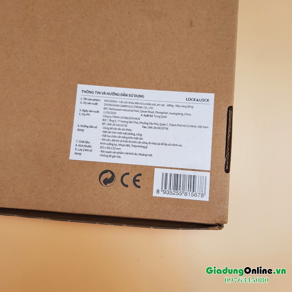 Cân Sức Khỏe Điện Tử ENC526 SLV Bền Đẹp Độ Chính Xác Cao, Pin Sạc 180kg