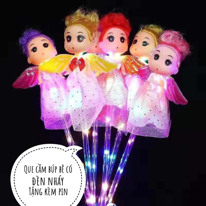 Búp bê phát sáng có tay cầm cho bé