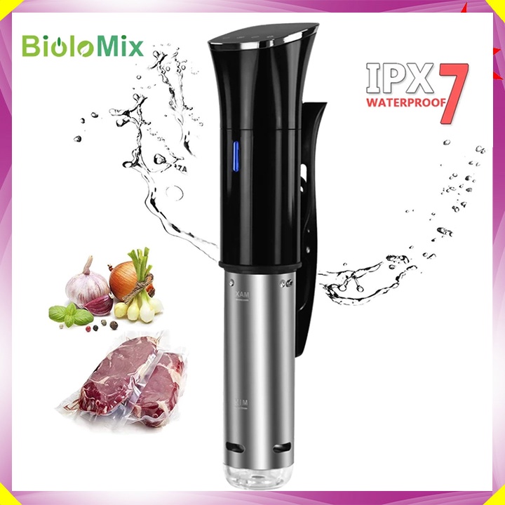 Máy nấu chậm Sous Vide thương hiệu Biolomix SV-8002 - Bảng điều khiển hẹn giờ kỹ thuật số chính xác (BẢO HÀNH 1 NĂM)