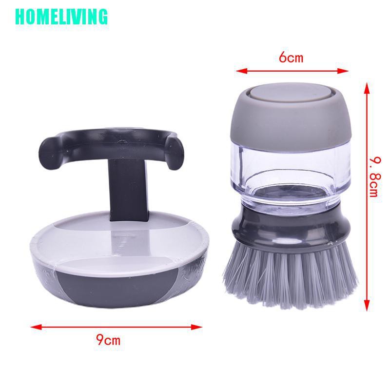 1 Bàn Chải Rửa Chén / Xà Phòng Có Thể Bơm Đầy Lại