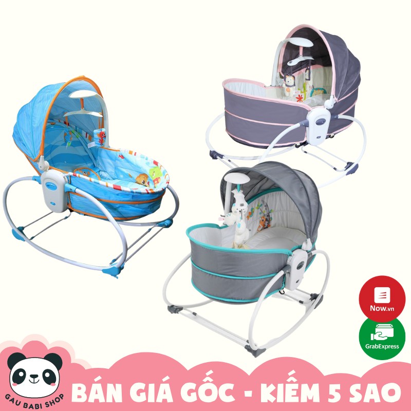 FREE SHIP !!! Nôi rung 5 in 1 Mastela KÈM MÀN CHỐNG MUỖI