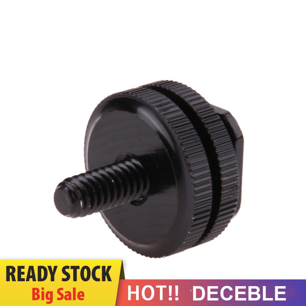 Deceble Pro 1/4&quot;-20 Tripod Mount Screw to Flash Camera Hot Cold Shoe Adapter