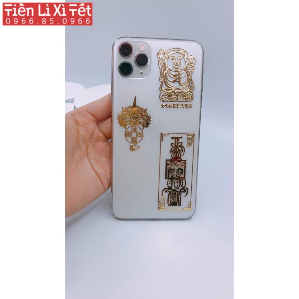 Combo 3 linh phù hot hit ( tiền vào, thần tài búa, phu thê hoà hợp) gắn kết lứa đôi dán điẹn thoại
