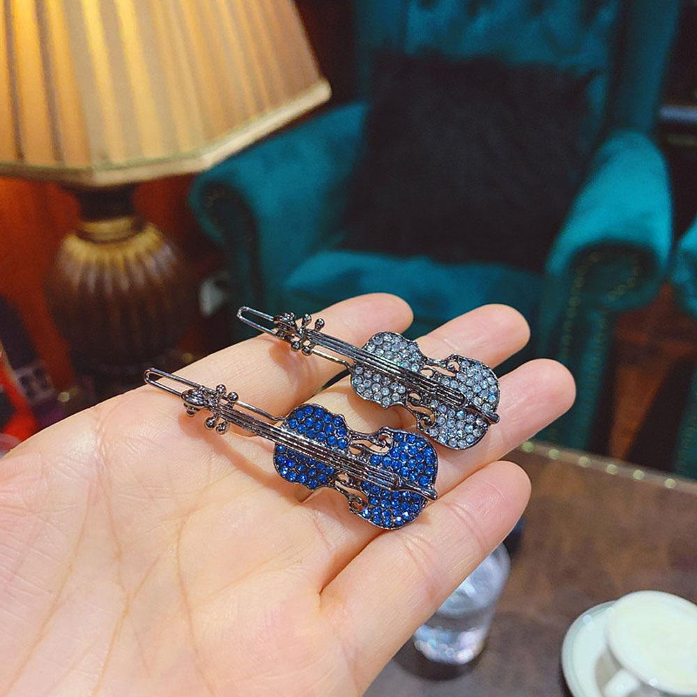 Kẹp Tóc Mái Bằng Kim Loại Hình Đàn Violin 2life