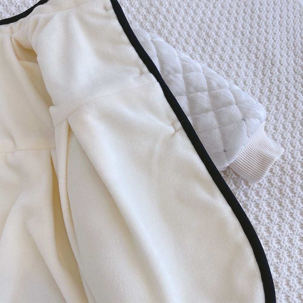 SALE TẾT - Áo khoác bé gái thời trang dầy ấm, phong cách sang chảnh, mặt ngoài trần trám, mặt trong lót lông mịn | MP14