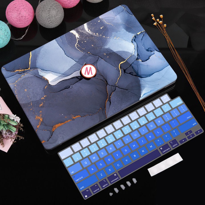 Ốp Lưng Họa Tiết Đá Hoa Cương Có Bàn Phím Cho Macbook 2023 M2 Air 13 15 A2681 A2941 Pro 14 16 A2779 A2780 Air 13 2020 M1 A2338 A2337 A2251 A2289 A2179 Retina 12 13" touch bar 2019 A2159