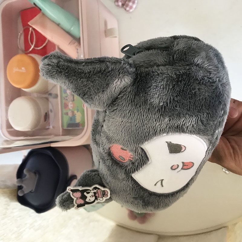 Túi Đựng Đồ Trang Điểm Sức Chứa Lớn In Hình Kuromi Jade Dog Melody Cinnamoroll Phong Cách Nhật Bản Cho Học Sinh