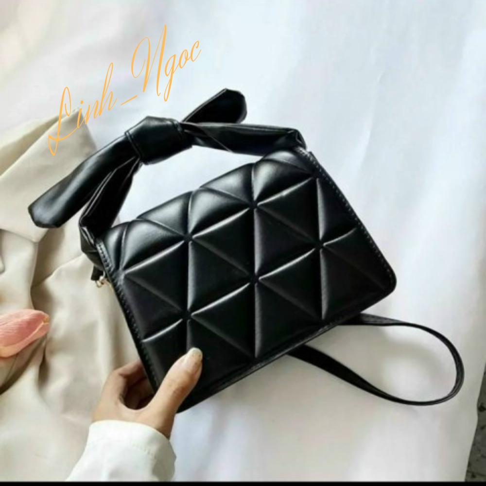 Túi Đeo Chéo Nữ Đẹp, Túi Đeo Vai Đính Nơ Hottrend