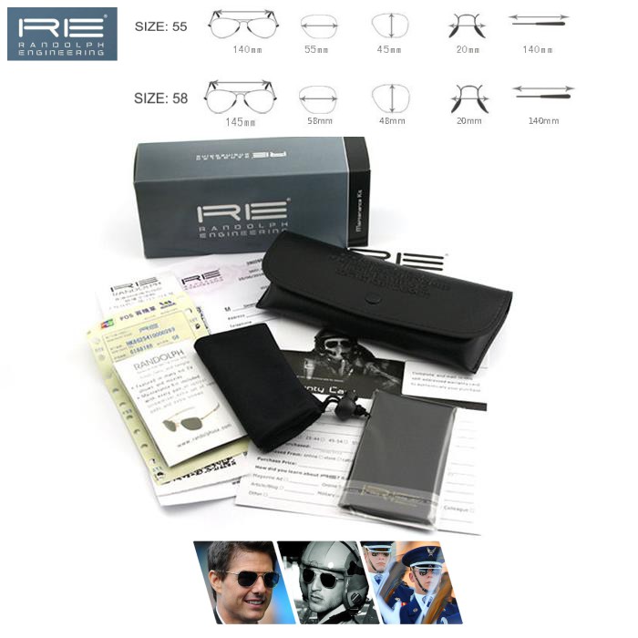 Mắt kính Randolph Engineering Men's Aviator Sunglasses | Randolph USA