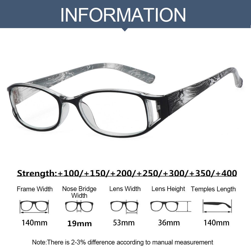 Mắt Kính Đọc Sách Gọng Siêu Nhẹ Chống Ánh Sáng Xanh Thời Trang Cổ Điển Cho Nữ