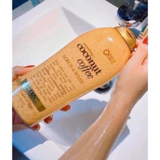 Sữa tắm hạt mịn OGX coconut 577ml