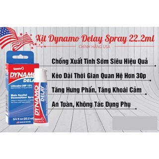 Chai xịt cao cấp mỹ Dynamo delay 22.2ml (chính hãng)