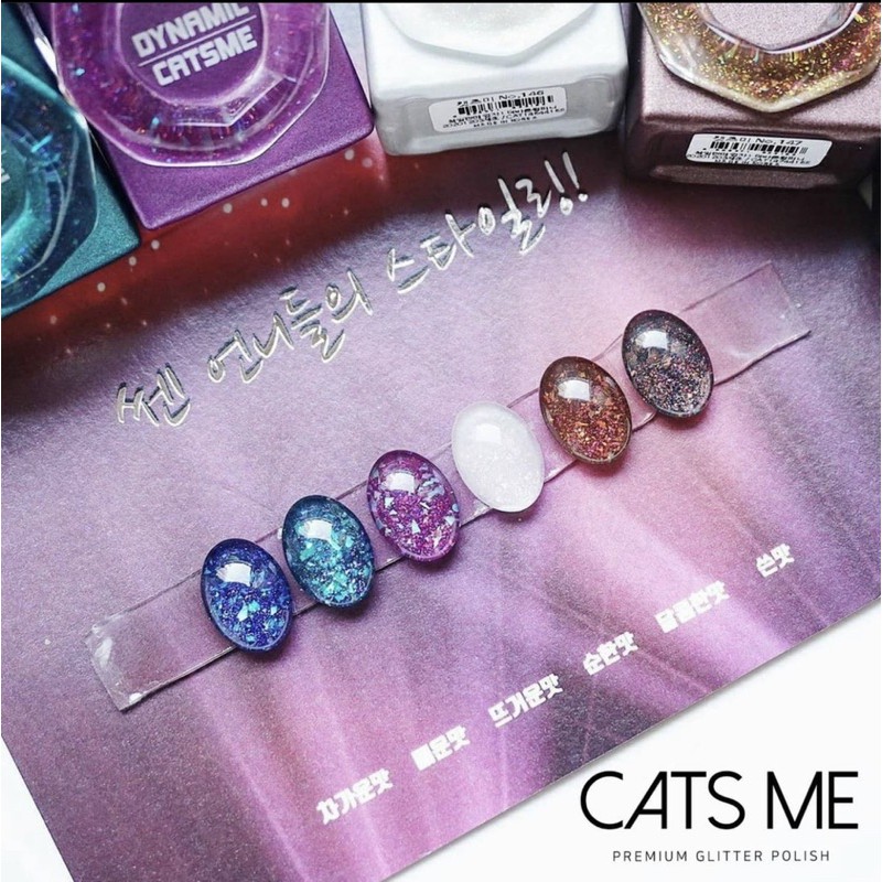 Chính hãng- FreeshipSơn gel nhũ cao cấp Hàn Quốc Cats me nail tách collection Dynamic winter 2020 ( giá lẻ 1 chai)
