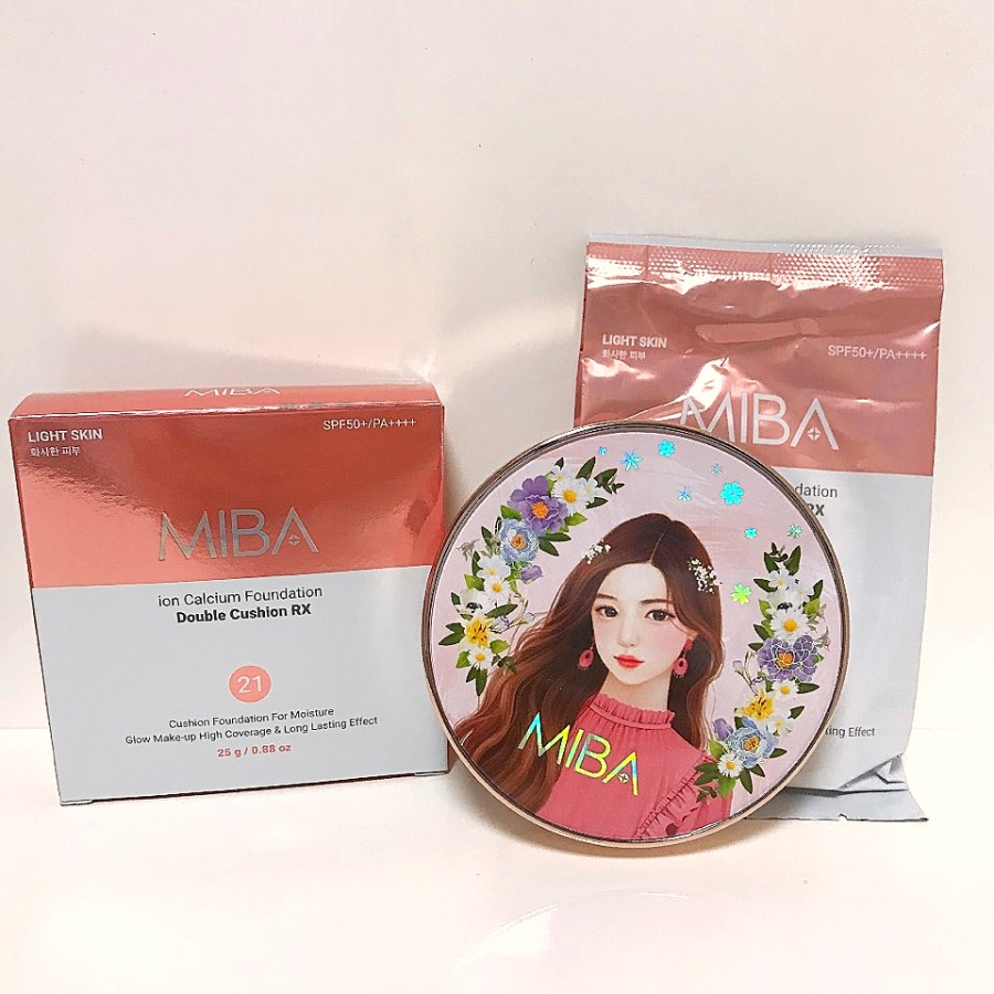 Phấn nước tất cả trong một Miba Ion-Calcium Foundation Double Cushion RX Season 2 25g