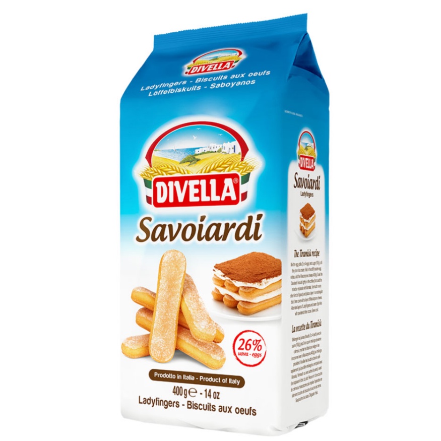 Bánh Quy Lady Finger Savoiardi Divella 400Gr [ Date New ]