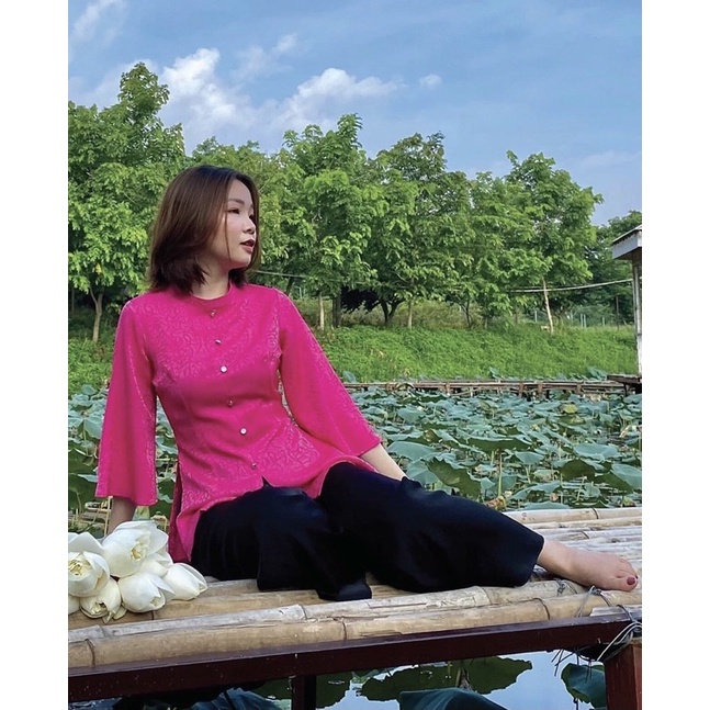 Áo bà ba gấm loại 1 | BigBuy360 - bigbuy360.vn