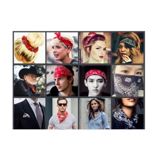 Khăn Turban Idol, Kpop, Khăn Turban vuông  Cotton 100% Design in USA