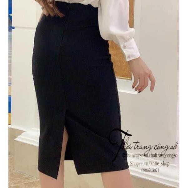 Chân Váy Bút Chì ,Chân Váy Công Sở Xẻ Sau Chất Thun Umi Co Giãn Dài 68cm. | BigBuy360 - bigbuy360.vn