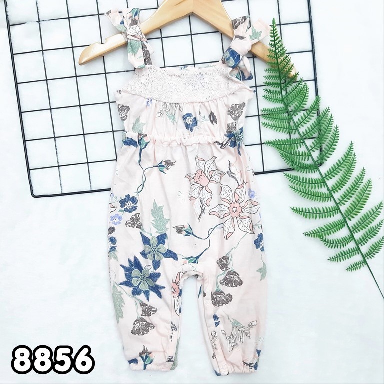 JUMPSUIT BÉ GÁI NHIỀU HỌA TIẾT DỄ THƯƠNG XUẤT PHÁP (2)