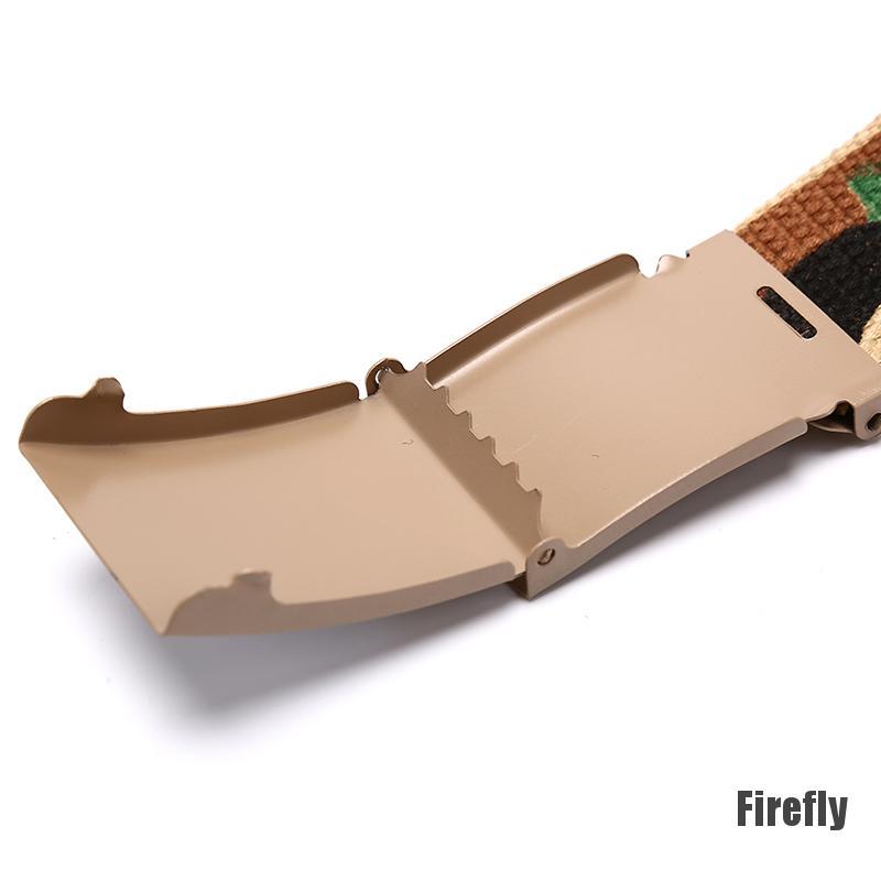 Thắt Lưng Vải Canvas Họa Tiết Rằn Ri Cá Tính Thời Trang