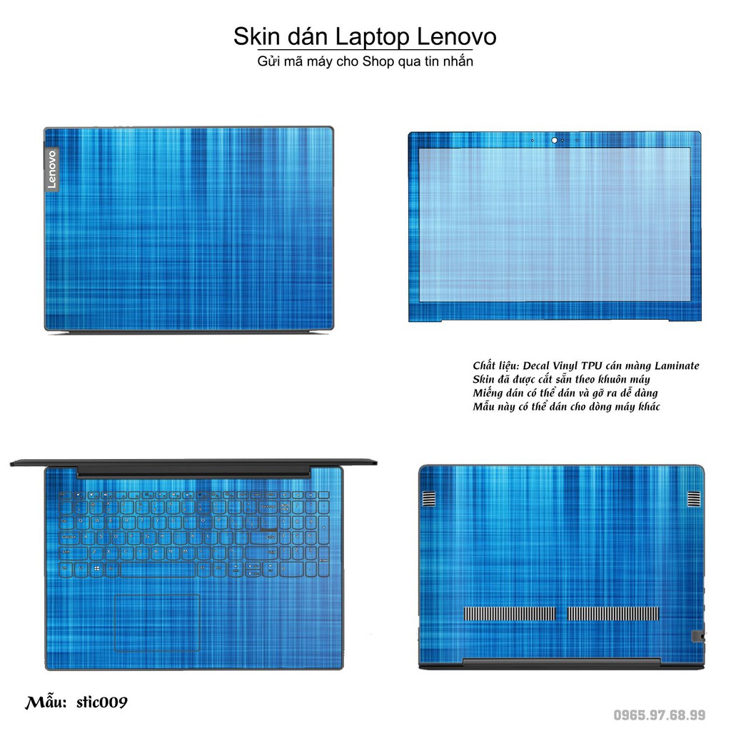 Skin dán Laptop Lenovo in hình Hoa văn sticker _nhiều mẫu 2 (inbox mã máy cho Shop)