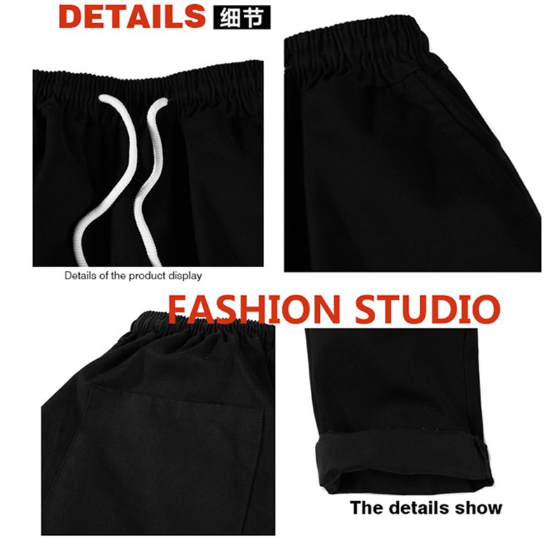 Quần dài ống rộng màu trơn đơn giản cho nam kích thước S-5XL dưới 100kg | BigBuy360 - bigbuy360.vn