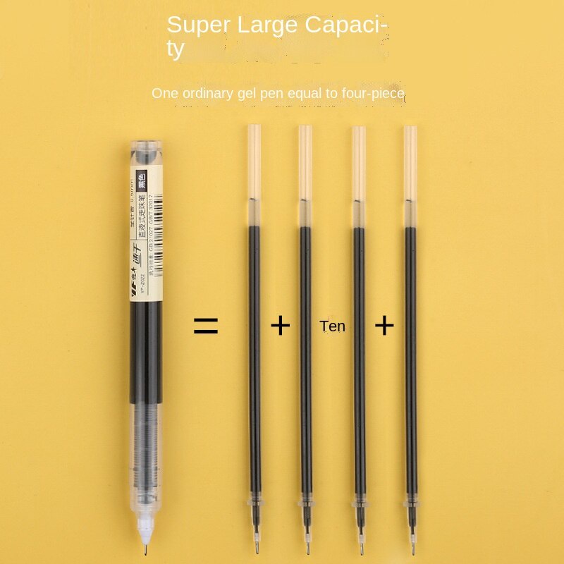 Bút Bi Nước Màu Đen Dung Tích 0.5 carbon Nhanh Khô Tiện Dụng