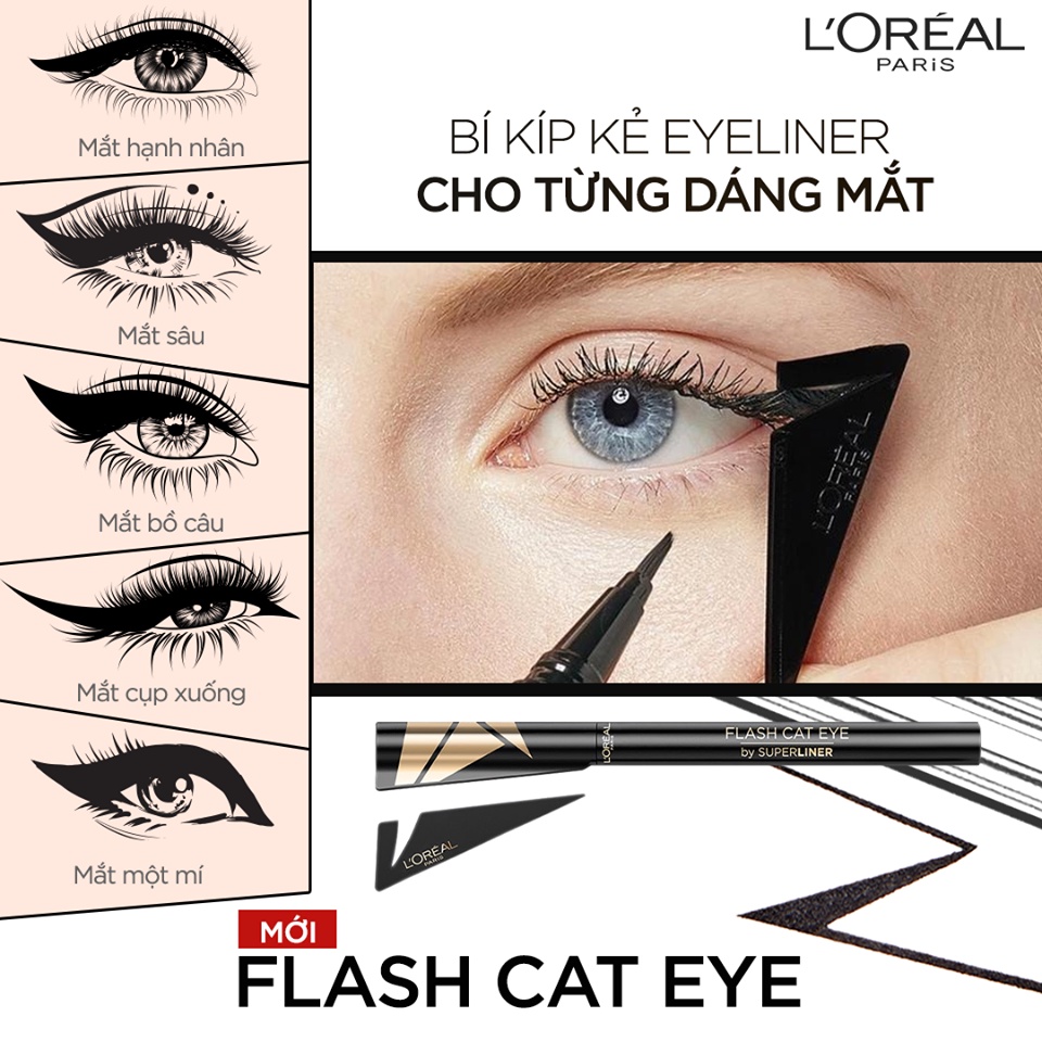 Kẻ Mắt Loreal Flash Cat Eye