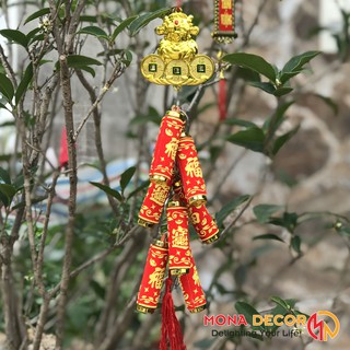 Dây Treo Thần Tài Trang Trí Cành Đào, Cành Mai