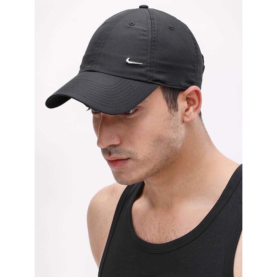 Nón Nike Thể Thao, Hàng Xuất, Chất liệu Cotton Hút Mồ Hôi, Full Tem Đầy Đủ