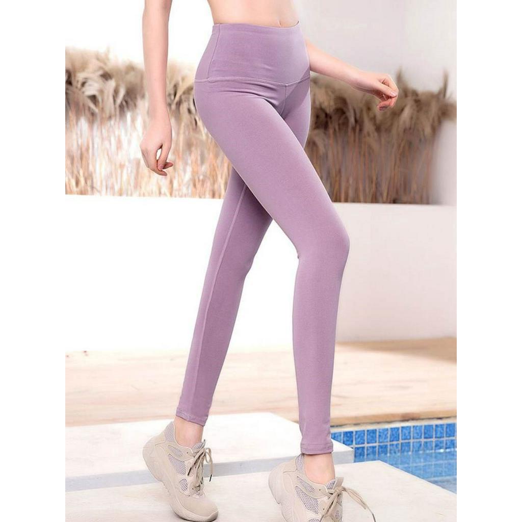 Quần legging 501 tập gym, yoga, thể thao thun lì, mềm, mịn, mát co giãn 4 chiều thoải mái.