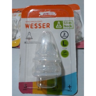 Núm ty Wesser cổ rộng đủ size S,M,L,+ ( vỉ 2 núm)
