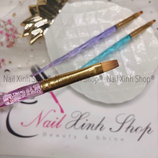 Set cọ vẽ gel, đắp gel uv, cọ vẽ móng tay nghệ thuật, nail art (set 3 cọ bản đắp gel cao cấp)