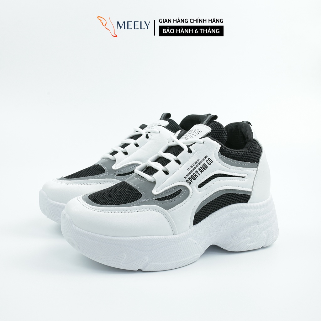 Giày Thể Thao Nữ Đế Cao MEELY Kiểu Sneaker Dáng Cao - AP210