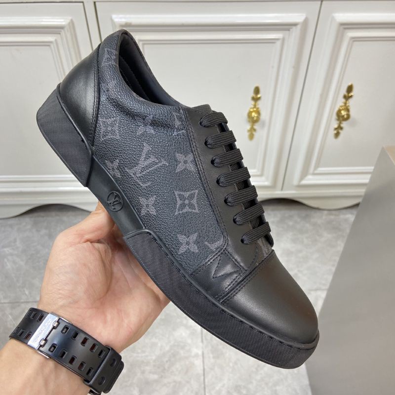 Giày da nam sneaker LV